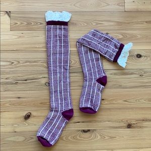 Anthropologie boot socks